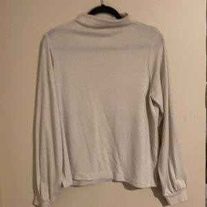 Creme high neck long sleeve